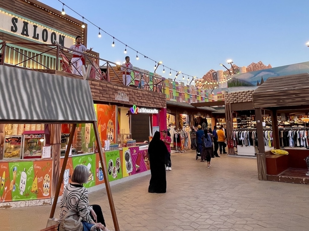 Intérieur du pavillon USA au Global Village de Dubaï