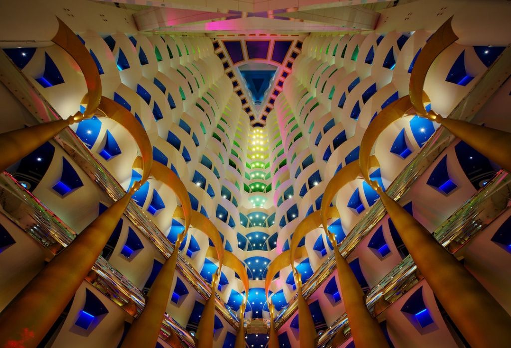 Atrium du Burj Al Arab à Dubaï