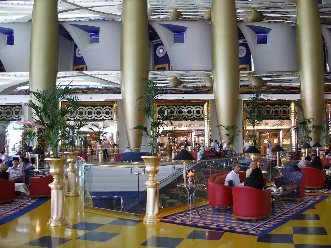 Hall d'entrée du Burj Al Arab