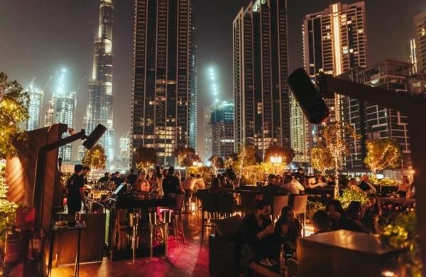 Rooftop bar à Dubai