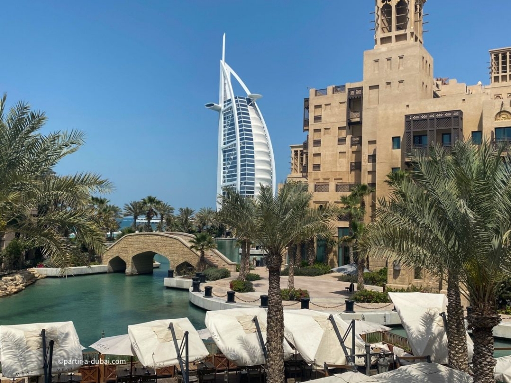 Burj Al Arab from the Madinat Jumeirah Souk
