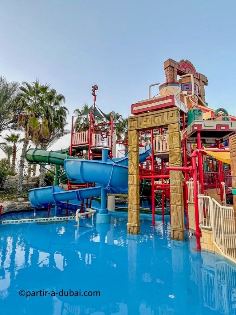 Splashers or children’s play area at Aquaventure Waterpark in Dubai