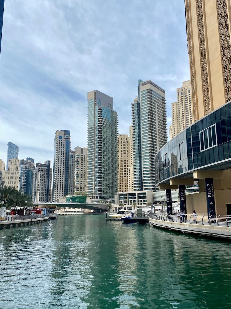 Buildings in Dubai Marina