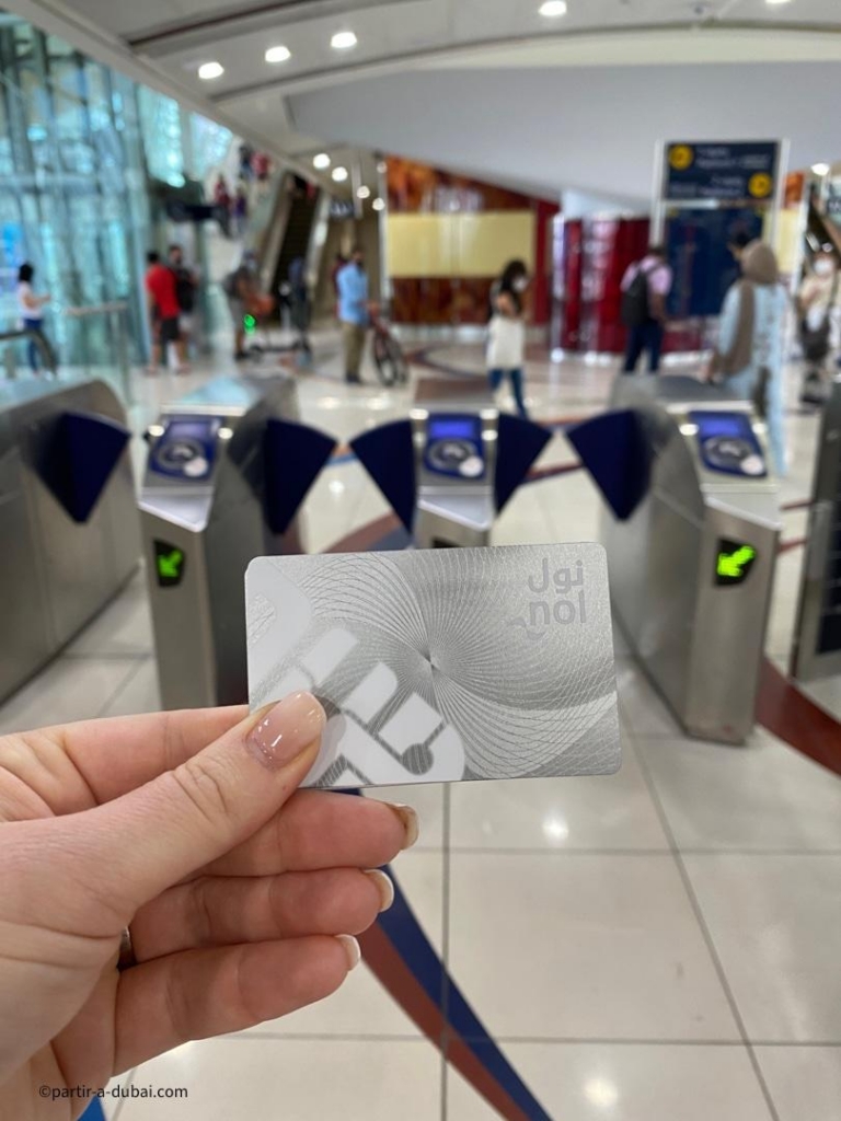 NOL Card required to ride the metro in Dubai