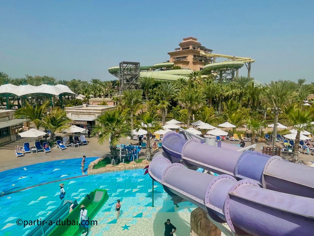 Tower of Neptune, one of the activity zones at Aquaventure Park in Dubai